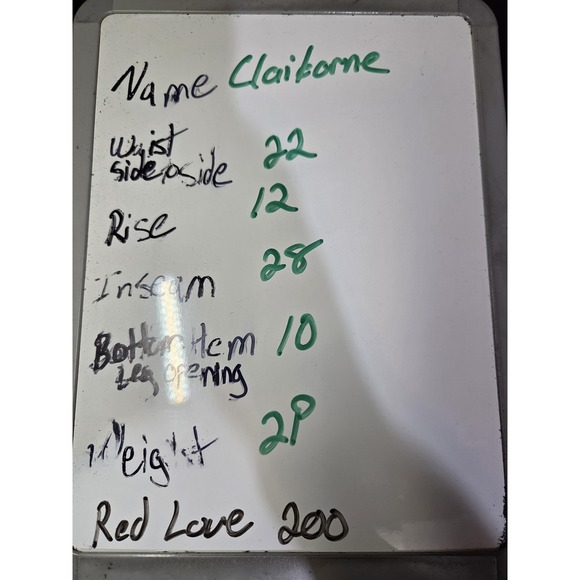 Claiborne Pants Mens 44x30 Black Dress Slacks Stretch Rayon Blend Flat Front - Picture 6 of 6